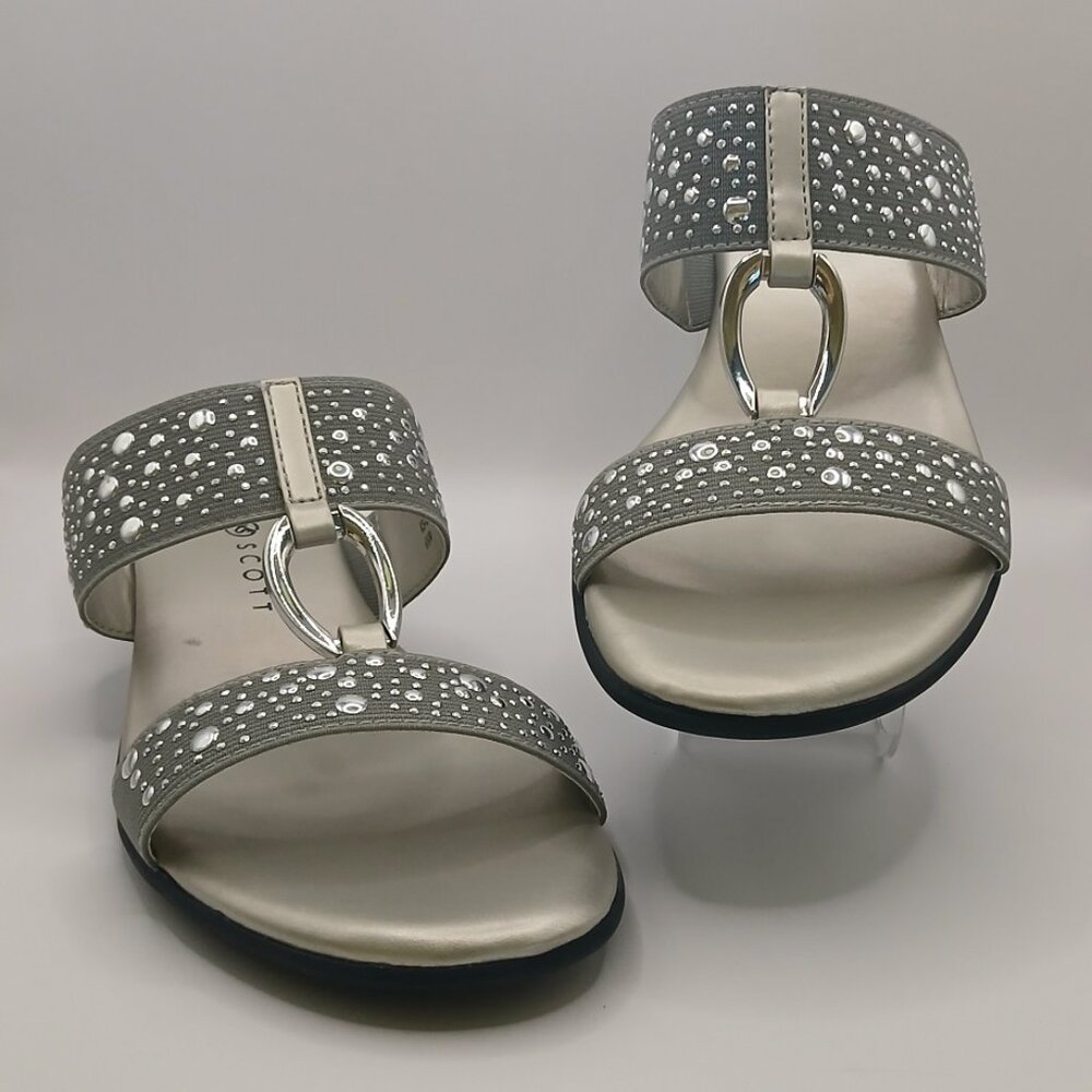 Karen Scott Eanna Stud Dress Sandals - 6.5W
